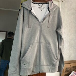 Men’s Nike Gray Medium Zippered Jacket